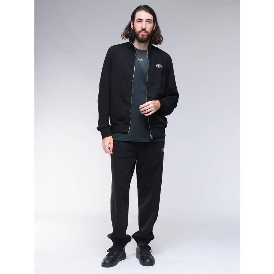DIESEL オーバルD スウェット ブラック DIESEL】 オーバルDロゴ スウェットシャツ (DIESEL/スウェット