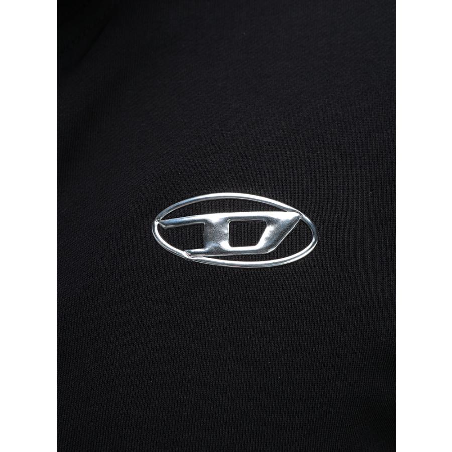 DIESEL（ディーゼル） メンズ オーバルDメタルロゴ ジップアップ