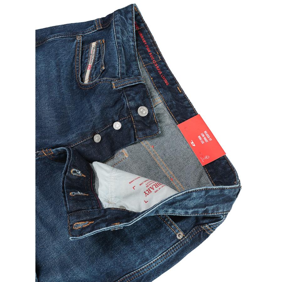 DIESEL（ディーゼル） メンズ ボタンフライ リラックスフィット デニム