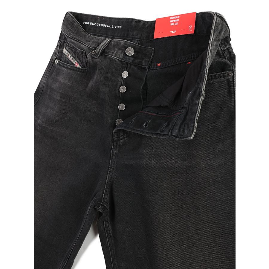 DIESEL（ディーゼル） DIESEL 5P ボタンフライ ブラックジーンズ