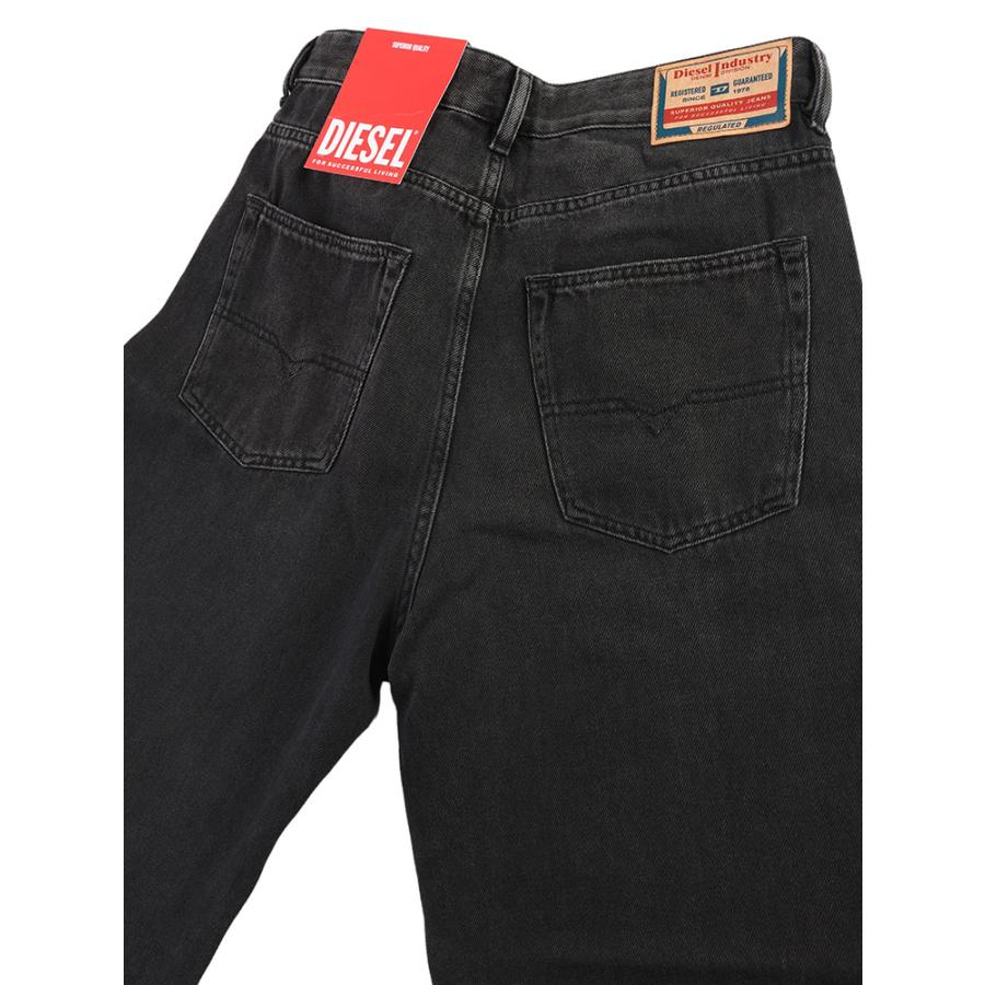DIESEL（ディーゼル） DIESEL 5P ボタンフライ ブラックジーンズ