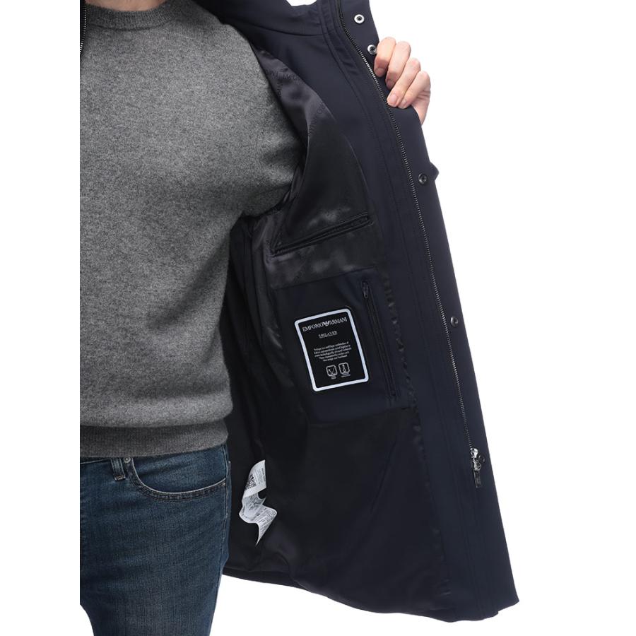 エンポリオアルマーニ  メンズ EMPORIO ARMANI スタンドカラー ハーフコート 防風 体温調整 EA8N1L811NAZAZの画像