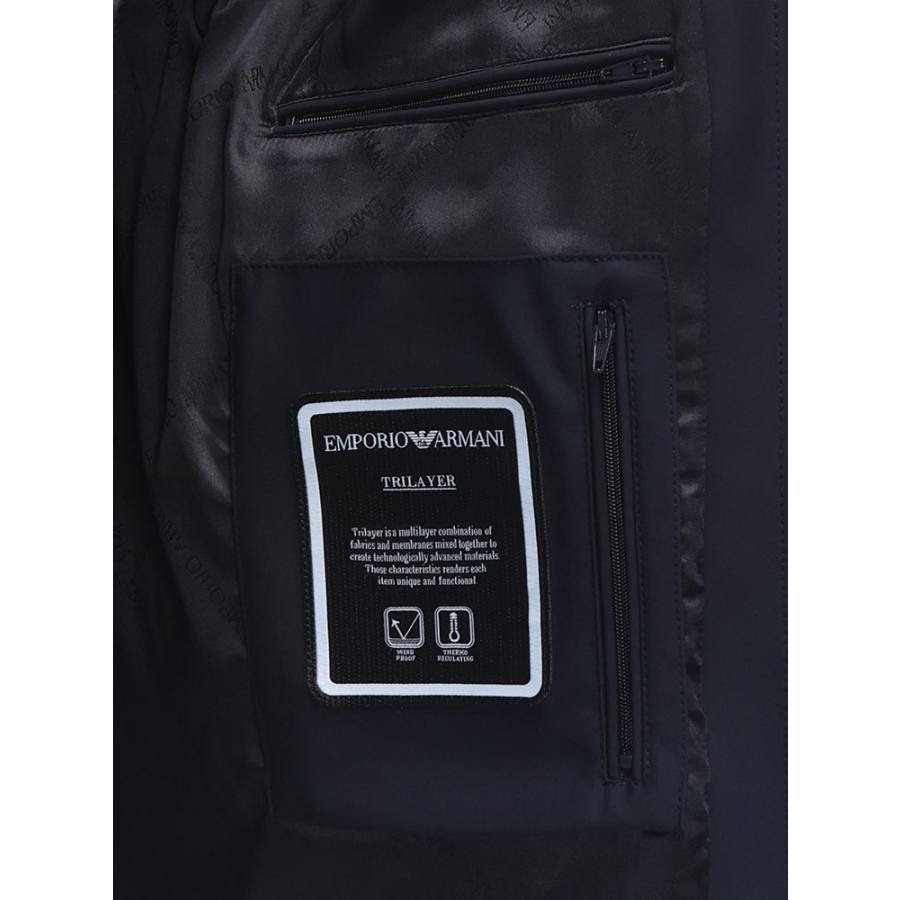 エンポリオアルマーニ  メンズ EMPORIO ARMANI スタンドカラー ハーフコート 防風 体温調整 EA8N1L811NAZAZの画像