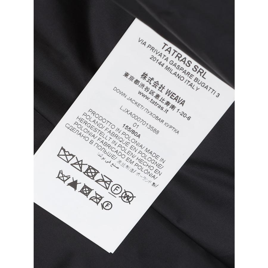 タトラス ダウン ブルゾン TATRAS レディース BREVA ノーカラー ダウンジャケット ブレヴァ TRLBREVA5の画像