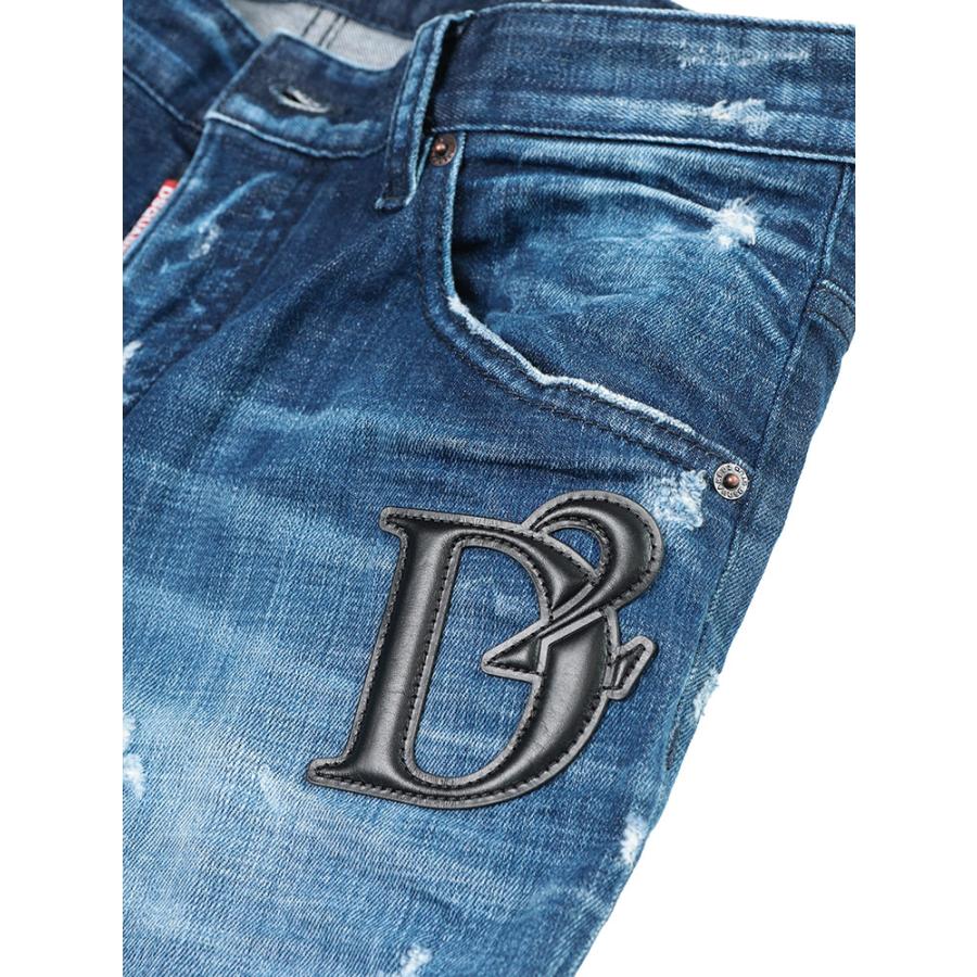 ディースクエアード メンズ  DSQUARED2 ダメージ ストレッチデニムパンツ ジーンズ  SKATER D2LB1721D30010の画像