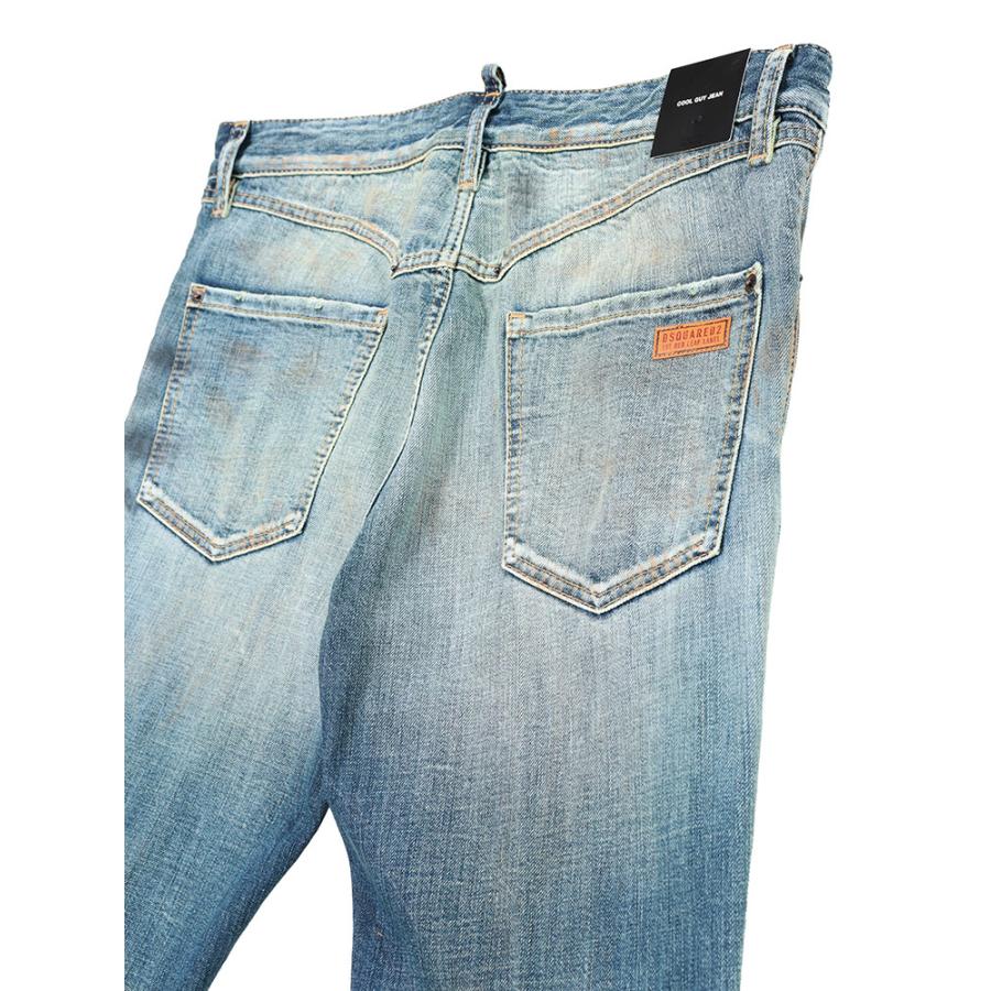 ディースクエアード メンズ DSQUARED2 ダメージデニムパンツ ジーンズ COOL GUY D2LB1757D30011の画像