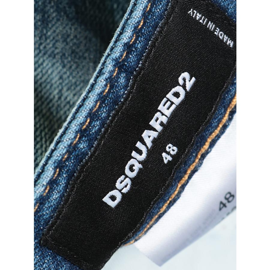ディースクエアード メンズ DSQUARED2 ダメージデニムパンツ ジーンズ COOL GUY D2LB1757D30011の画像