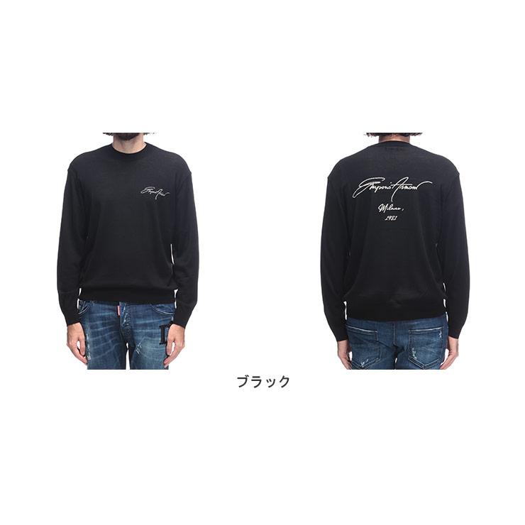 EMPORIO ARMANI エンポリオアルマーニ メンズ レタリックロゴ ニット