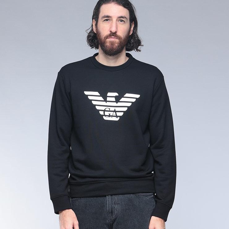 EMPORIO ARMANI トレーナー EMPORIO ARMANI エンポリオアルマーニ メンズ イーグルロゴ クルー