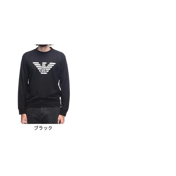 【美品】　EMPORIO ARMANI トレーナー　イーグルロゴ　XL ブラック EMPORIO ARMANI エンポリオアルマーニ メンズ イーグルロゴ クルー