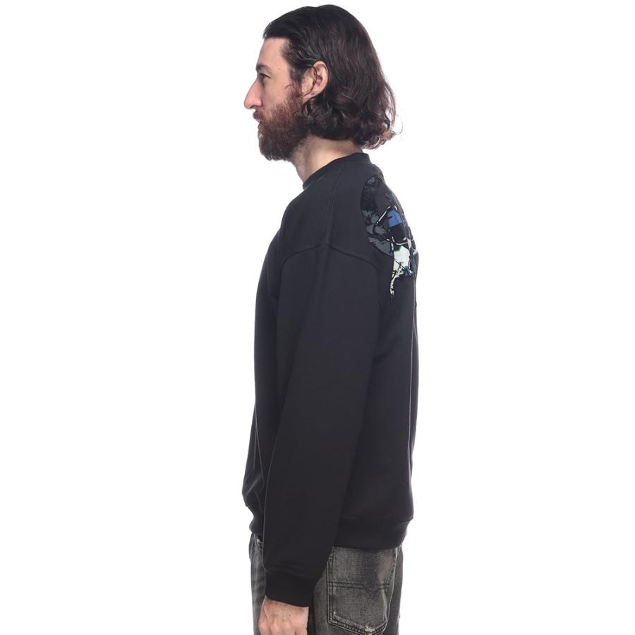 DIESEL（ディーゼル） メンズ バックデザイン クルーネック スウェット