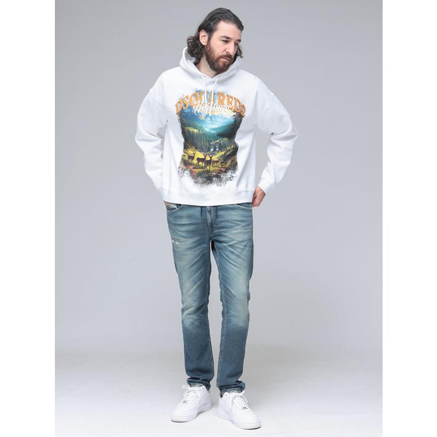 DIESEL（ディーゼル） メンズ ストレッチ ダメージ加工 ジップフライ