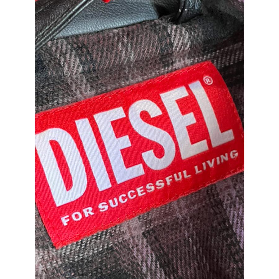 ディーゼル ブルゾン アウター DIESEL メンズ 合成皮革 フルジップ ジャケット DSA192790LHBEの画像
