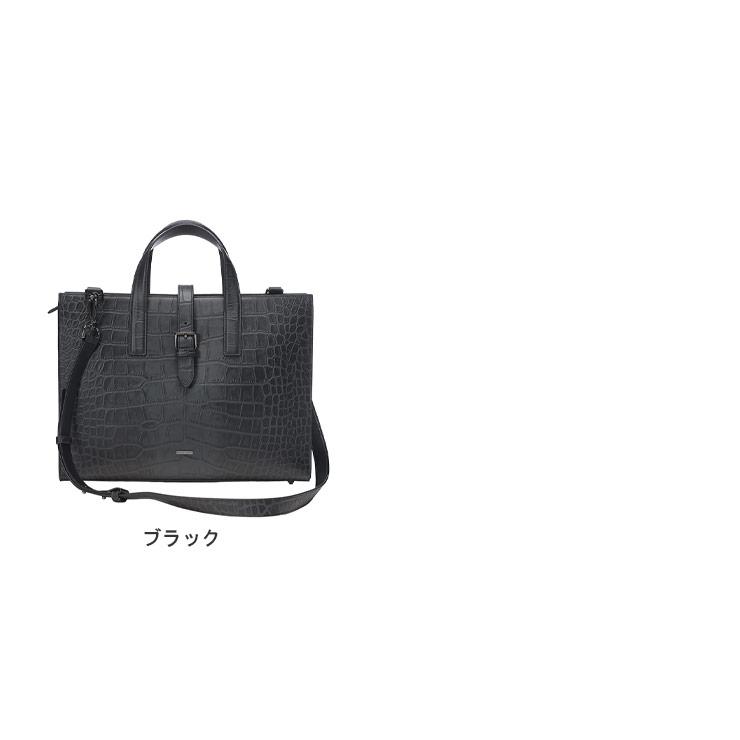エンポリオアルマーニ EMPORIO ARMANI ブリーフケース クロコダイル調エンボスレザー EAEM3617AF19384 メンズの画像
