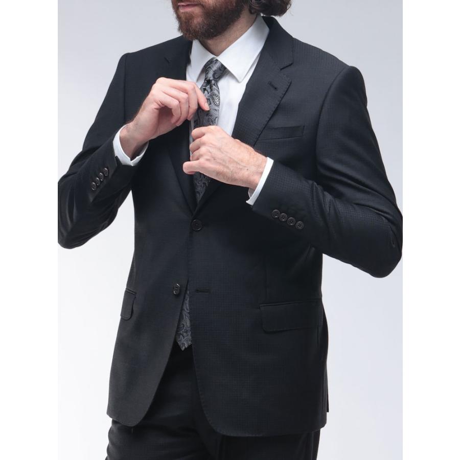 エンポリオアルマーニ EMPORIO ARMANI マイクロジャガード シングル ノータック スーツ EAEM197316854 メンズの画像