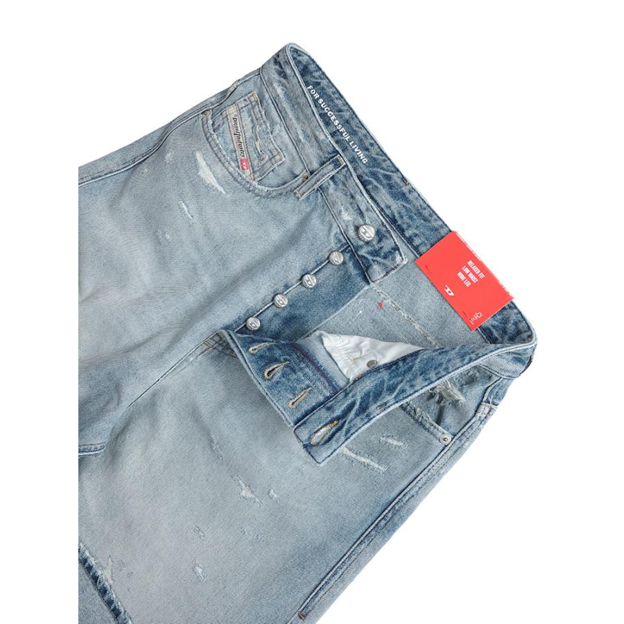 DIESEL（ディーゼル） レディース デニム パンツ ダメージ加工 ボタン