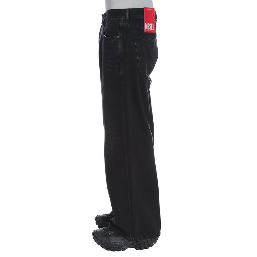 DIESEL（ディーゼル） メンズ ボタンフライ ワイド ジーンズ デニム D