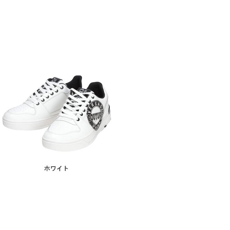 ヴェルサーチェ ジーンズ クチュール スニーカー VERSACE JEANS COUTURE サークルロゴ レースアップ スニーカー VC79YA3SJ1 メンズの画像