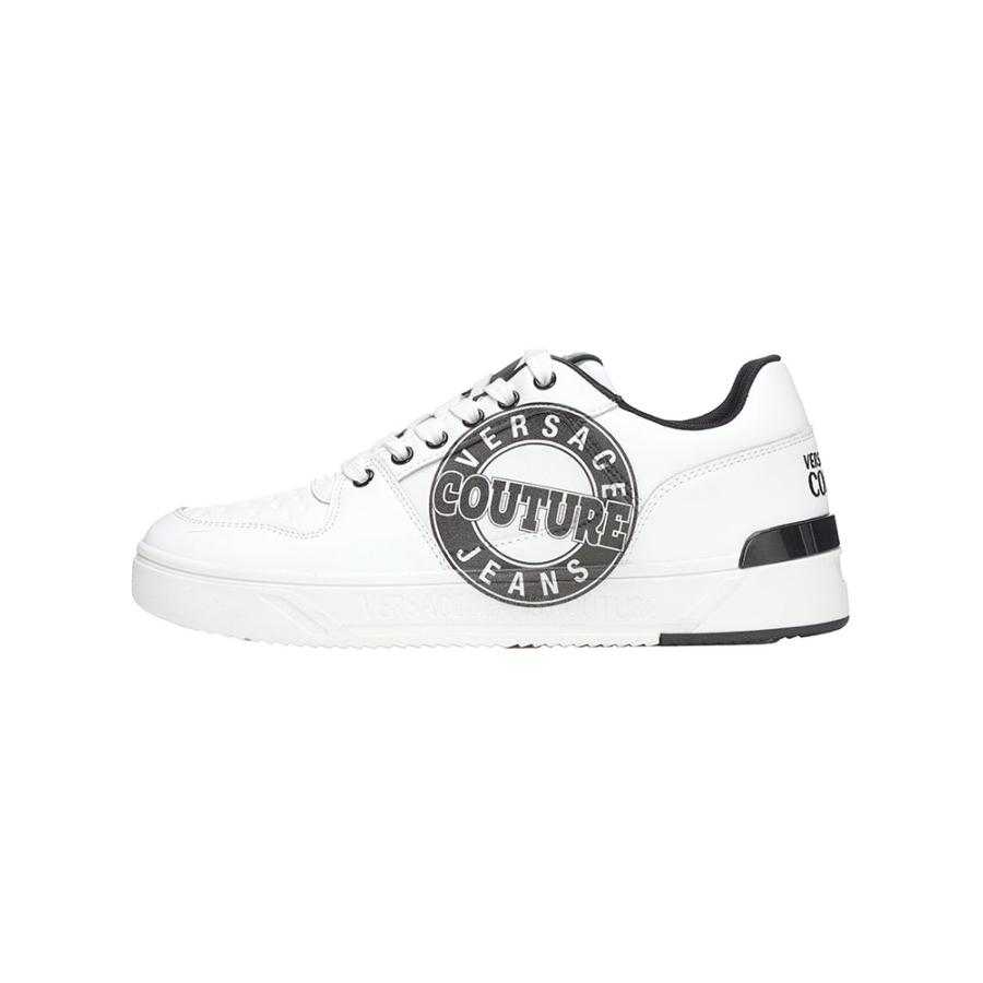 ヴェルサーチェ ジーンズ クチュール スニーカー VERSACE JEANS COUTURE サークルロゴ レースアップ スニーカー VC79YA3SJ1 メンズの画像