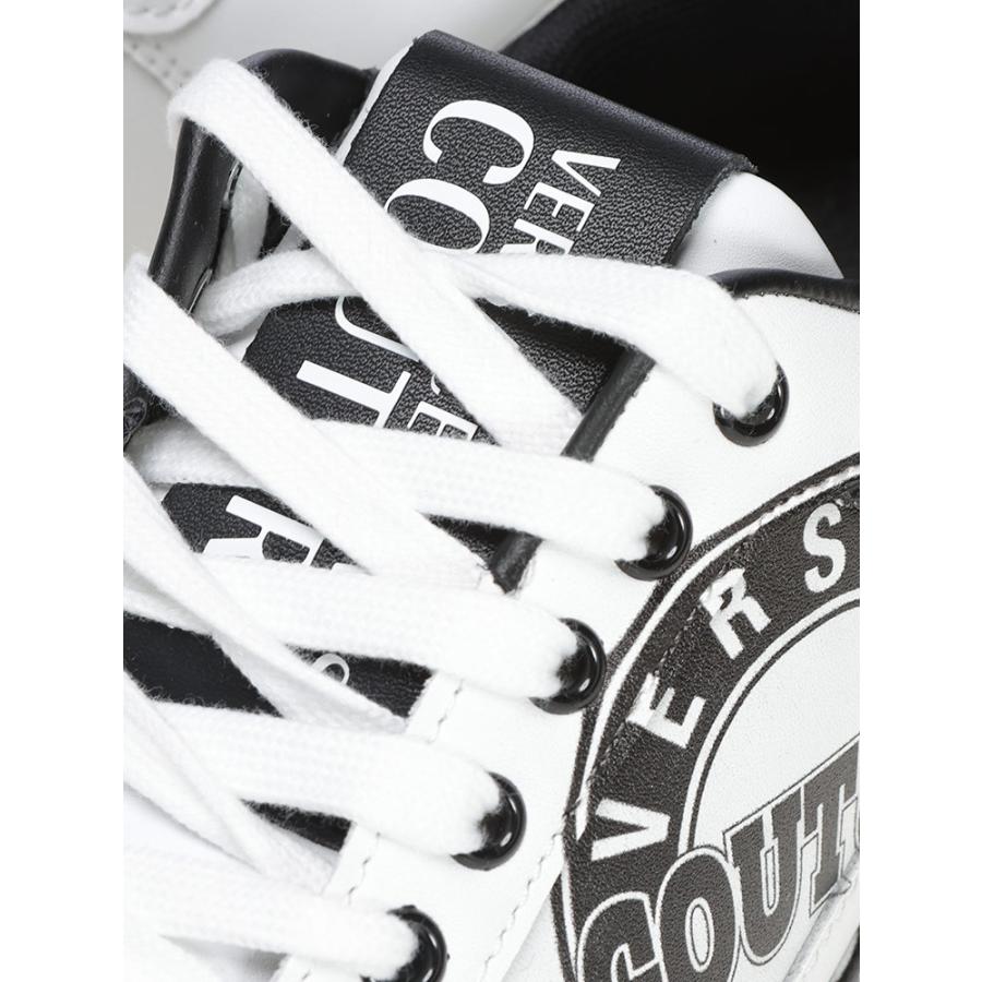 ヴェルサーチェ ジーンズ クチュール スニーカー VERSACE JEANS COUTURE サークルロゴ レースアップ スニーカー VC79YA3SJ1 メンズの画像