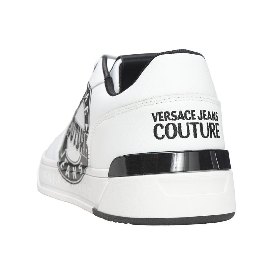 ヴェルサーチェ ジーンズ クチュール スニーカー VERSACE JEANS COUTURE サークルロゴ レースアップ スニーカー VC79YA3SJ1 メンズの画像