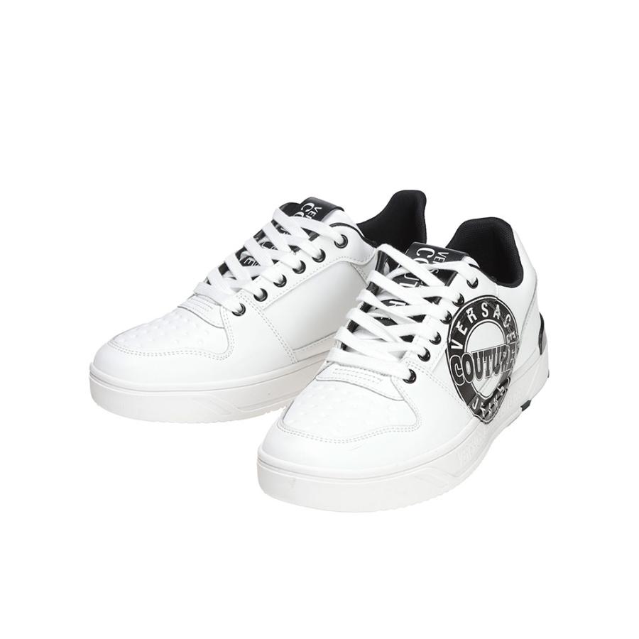 ヴェルサーチェ ジーンズ クチュール スニーカー VERSACE JEANS COUTURE サークルロゴ レースアップ スニーカー VC79YA3SJ1 メンズの画像
