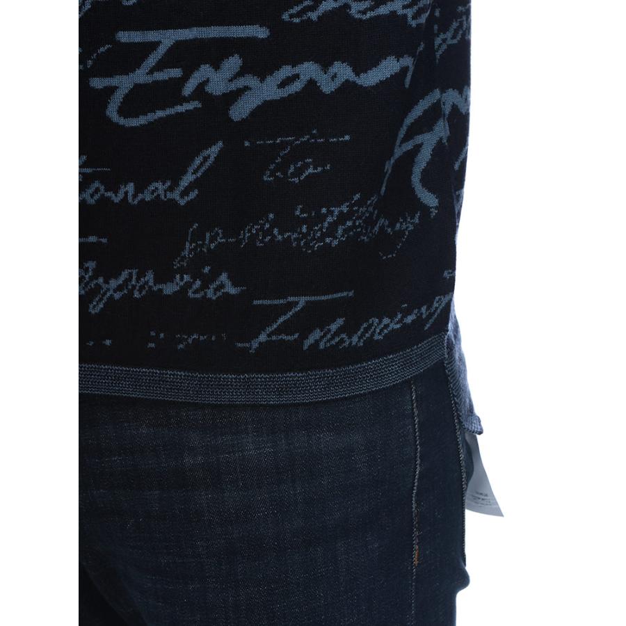 EMPORIO ARMANI エンポリオアルマーニ ニット トップス 総柄 オール