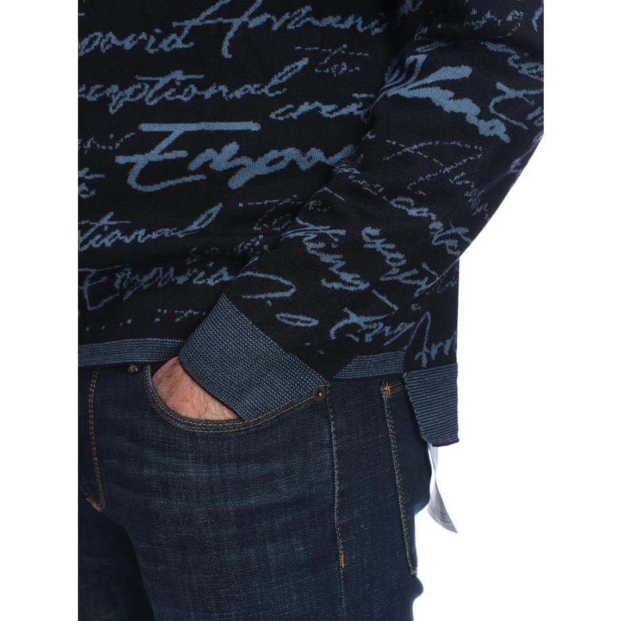 EMPORIO ARMANI エンポリオアルマーニ ニット トップス 総柄 オール