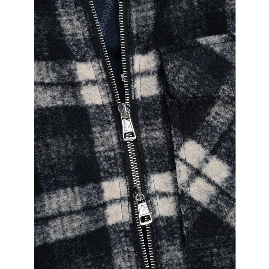 MONCLER モンクレール ブルゾン アウター チェックウール フルジップ