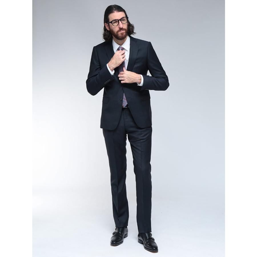 新品　未使用　エンポリオ　アルマーニ　ビジネス　スーツ　ネイビー　ブラック　50 新品 未使用 エンポリオ アルマーニ ビジネス スーツ ネイビー