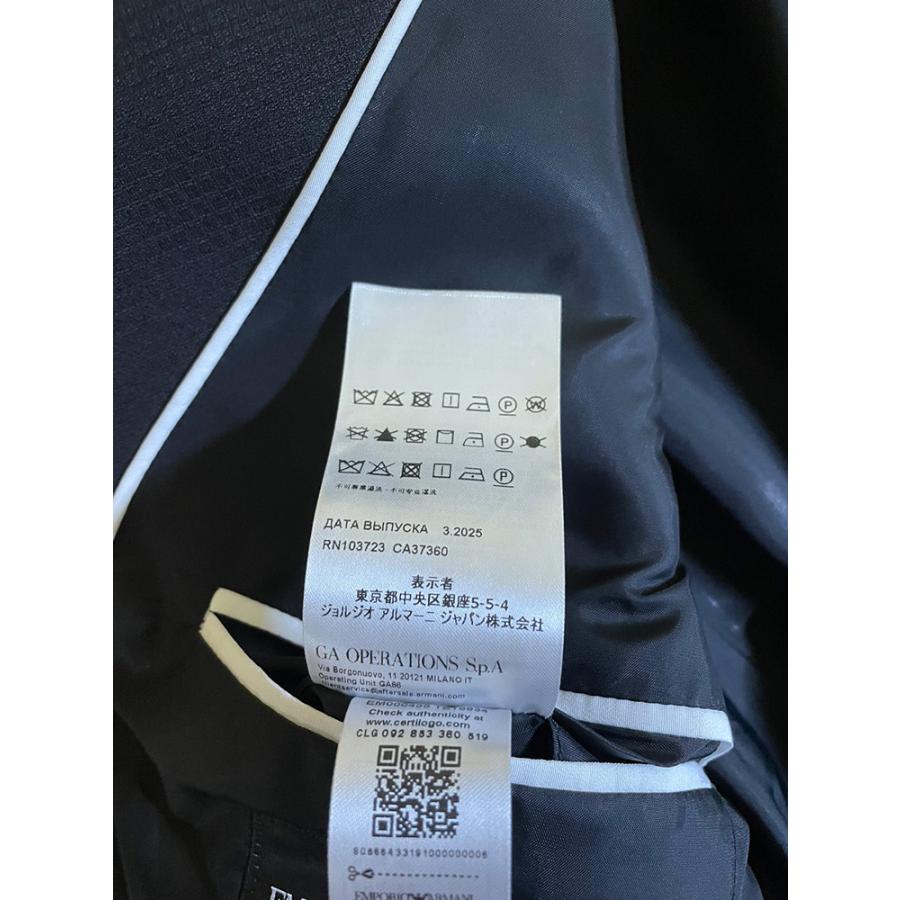 エンポリオアルマーニ スーツ EMPORIO ARMANI メンズ DAVID ジャガード シングル ノータック ビジネススーツ EAEM455TE16834の画像
