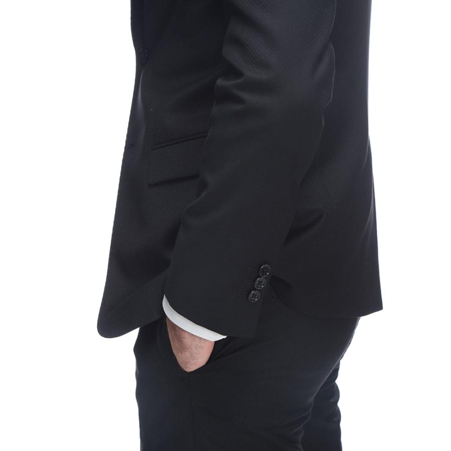 エンポリオアルマーニ スーツ EMPORIO ARMANI メンズ DAVID ジャガード シングル ノータック ビジネススーツ EAEM455TE16834の画像