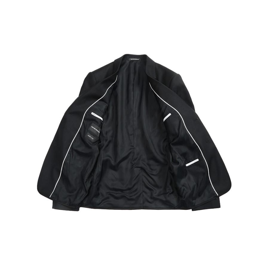 エンポリオアルマーニ スーツ EMPORIO ARMANI メンズ DAVID ジャガード シングル ノータック ビジネススーツ EAEM455TE16834の画像