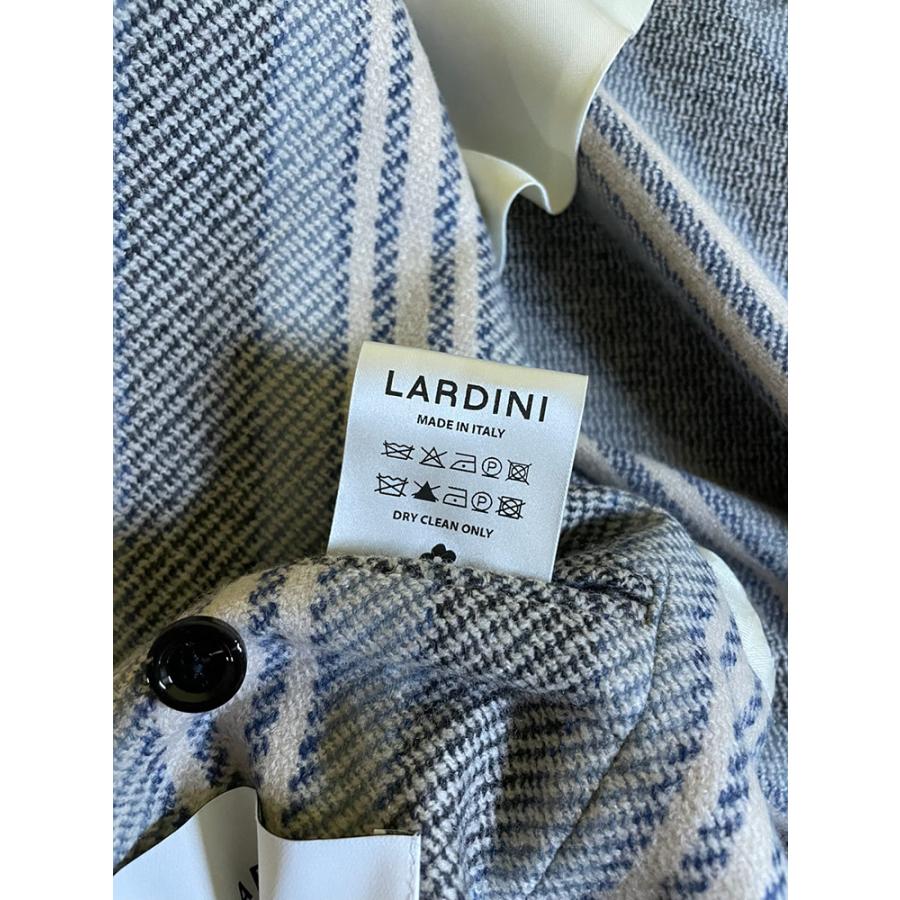 ラルディーニ LARDINI カジュアルジャケット ストレッチ ウール ストライプ シングル ジャケット LD528IF65536 メンズの画像