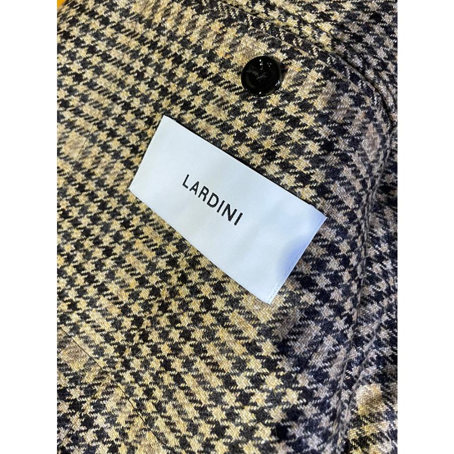 LARDINI（ラルディーニ） ウール カシミヤ グレンプレイド シングル