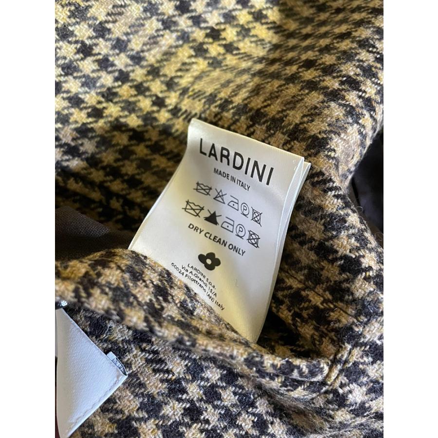 ラルディーニ LARDINI ウール カシミヤ グレンプレイド シングル カジュアルジャケット LD528IF65517 メンズの画像