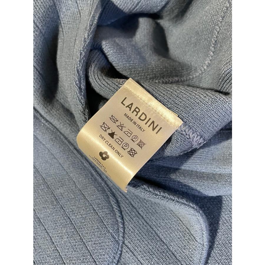 ラルディーニ メンズ LARDINI カジュアルジャケット ウール カシミヤ ストライプ ニットジャケット LDLJM5665004の画像