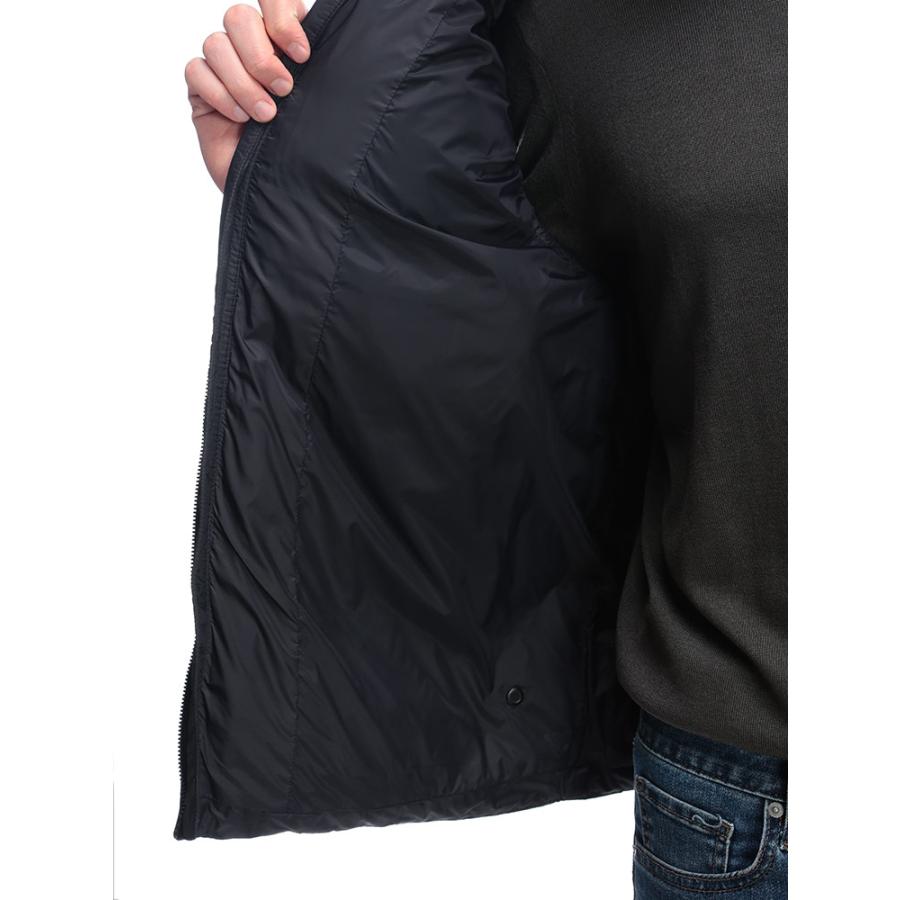 エンポリオアルマーニ ベスト アウター EMPORIO ARMANI EA7 バックロゴ 刺繍 フルジップ 中綿ベスト EA77M693AF15956 メンズの画像