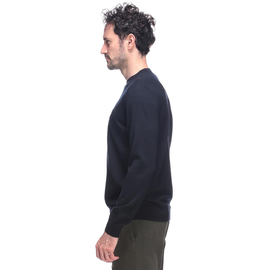 ✨極美品✨EMPORIO ARMANI エンポリオアルマーニ Uネックセーター EMPORIO ARMANI エンポリオアルマーニ ニット トップス イーグルパッチ