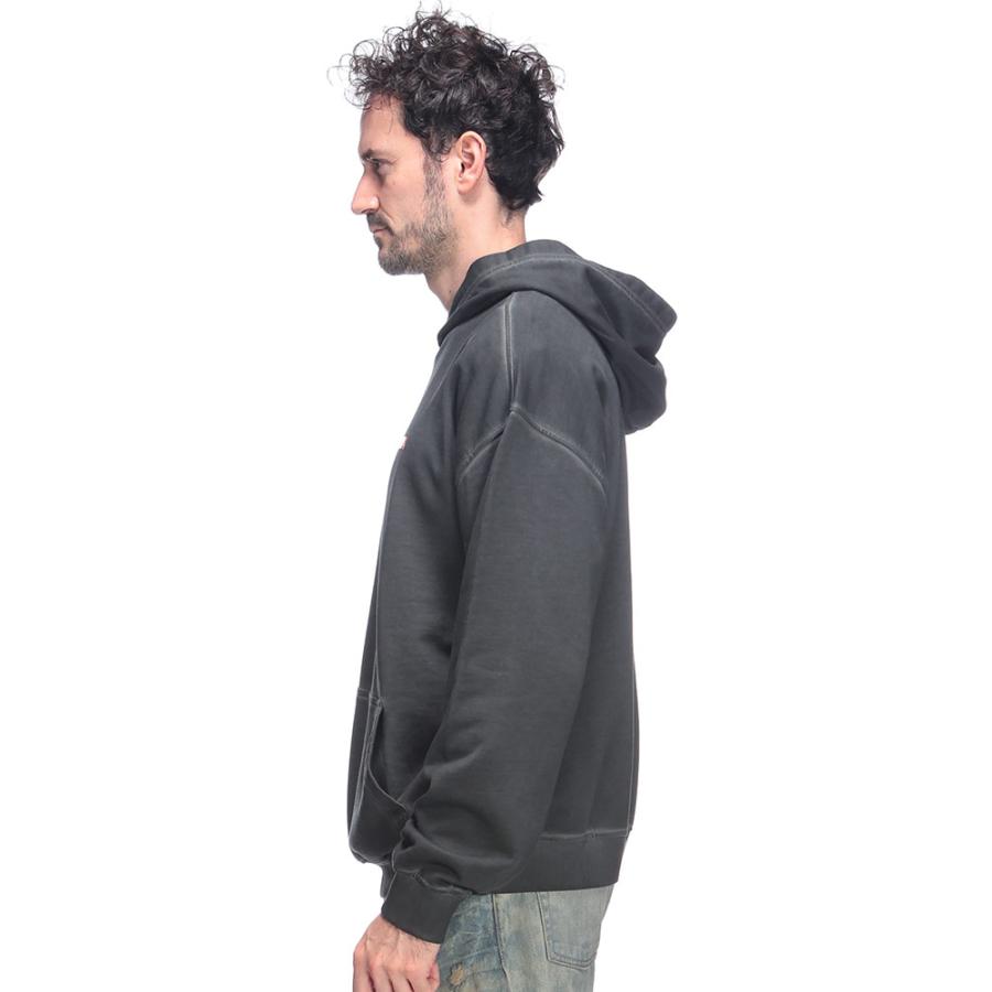 DIESEL（ディーゼル） フーディ トップス スウェット ロゴパッチ プル