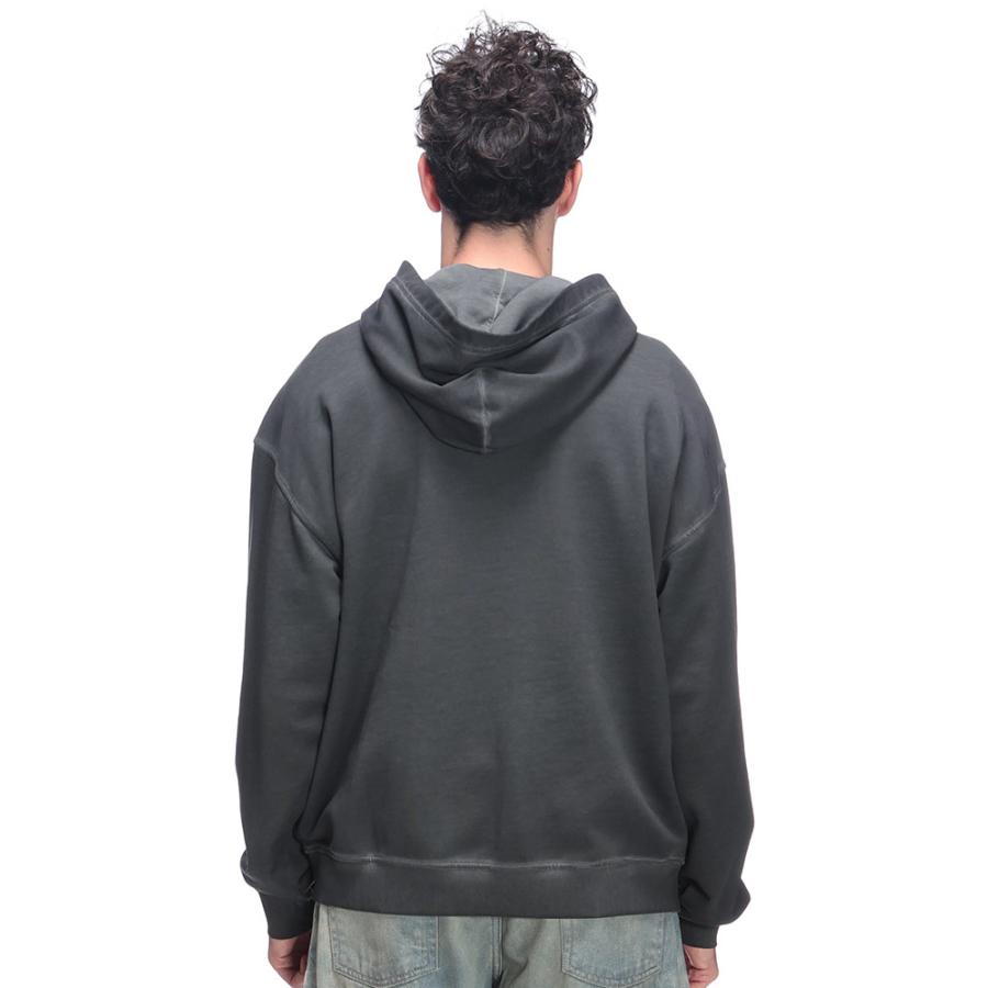 DIESEL（ディーゼル） フーディ トップス スウェット ロゴパッチ プル