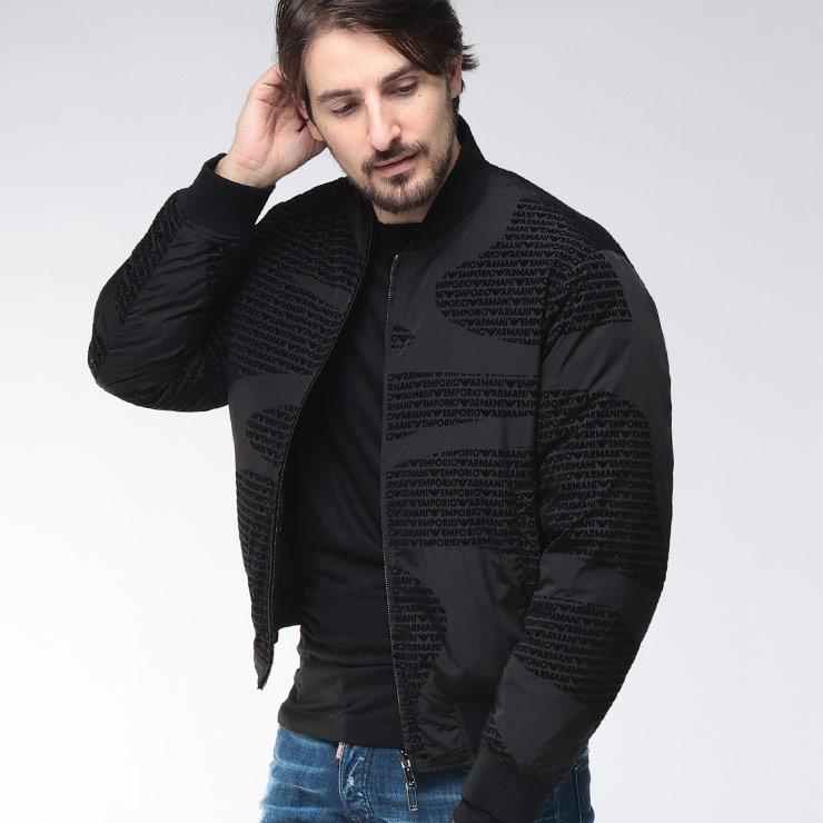 EMPORIO ARMANI エンポリオアルマーニ メンズ ダウン アウター ロゴ