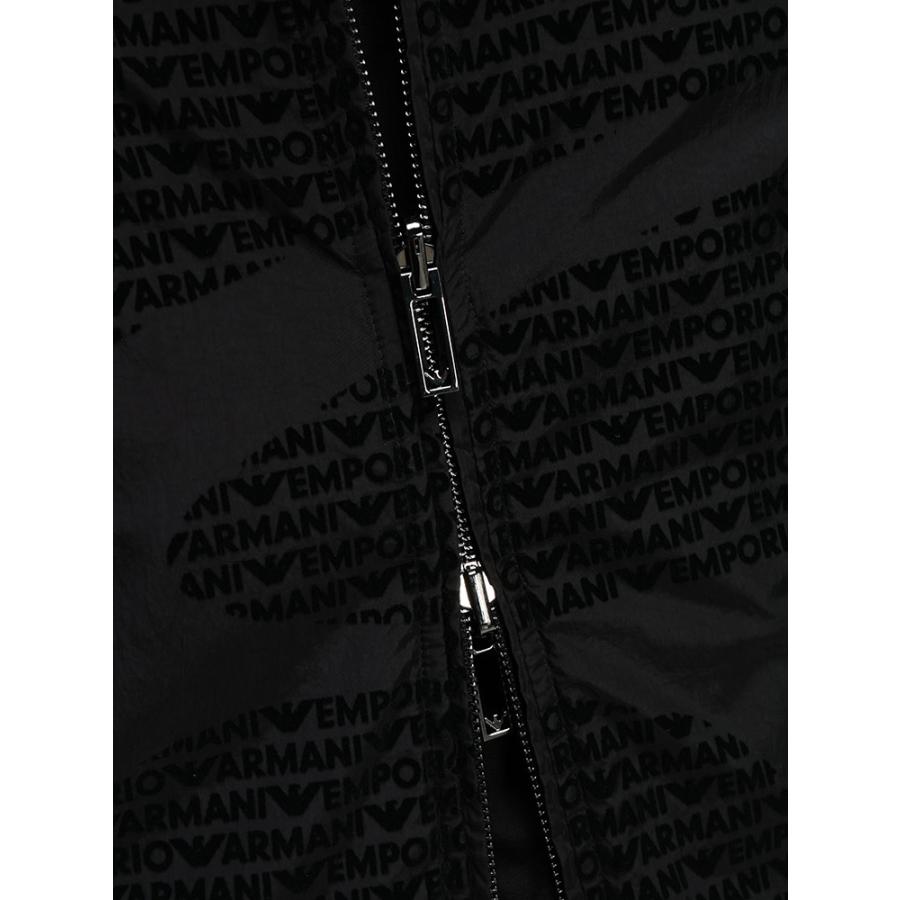 エンポリオアルマーニ メンズ ダウン アウター EMPORIO ARMANI ロゴ＆パターン リバーシブル ダウンブルゾン EAEM00378319870の画像