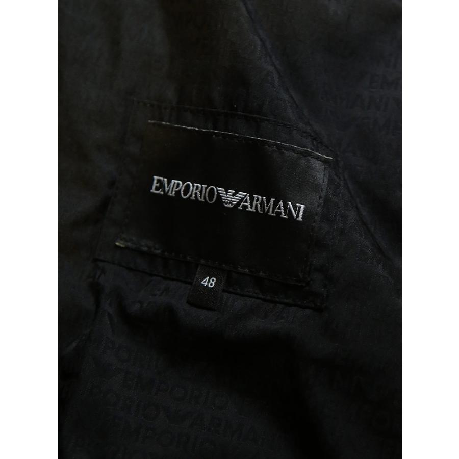 エンポリオアルマーニ メンズ ダウン アウター EMPORIO ARMANI フード付き ジャガードロゴ フルジップ ダウンブルゾン EAEM3043AF15384の画像
