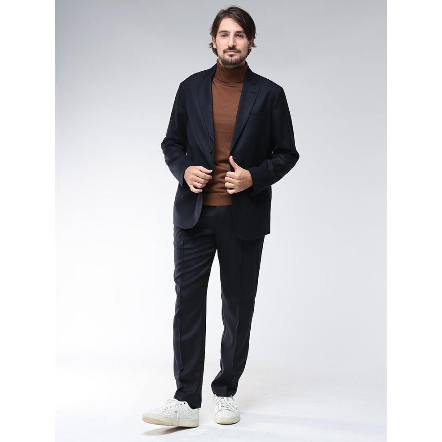 エンポリオアルマーニ メンズ ジャケット アウター EMPORIO ARMANI ストレッチウール セットアップ シングル カジュアルジャケット EAEM1012AF18507の画像