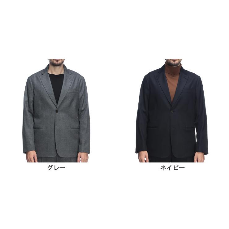 エンポリオアルマーニ メンズ ジャケット アウター EMPORIO ARMANI ストレッチウール セットアップ シングル カジュアルジャケット EAEM1012AF18507の画像