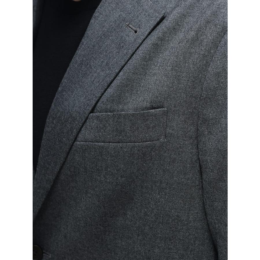 エンポリオアルマーニ メンズ ジャケット アウター EMPORIO ARMANI ストレッチウール セットアップ シングル カジュアルジャケット EAEM1012AF18507の画像