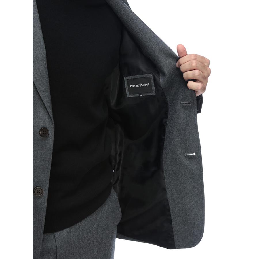 エンポリオアルマーニ メンズ ジャケット アウター EMPORIO ARMANI ストレッチウール セットアップ シングル カジュアルジャケット EAEM1012AF18507の画像