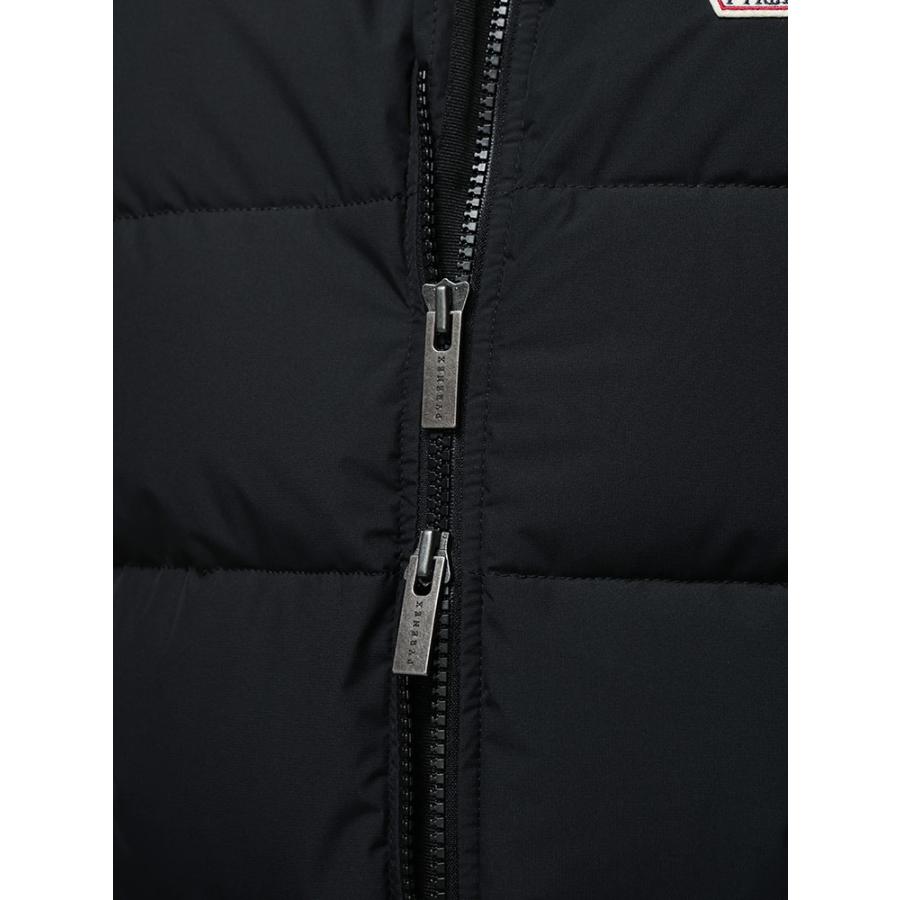 Pyrenex（ピレネックス） フード着脱 ダブルジップ ダウンベスト