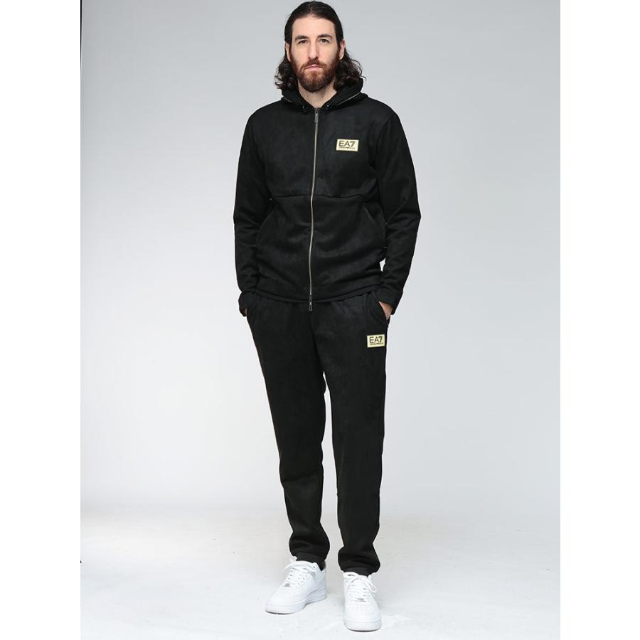 エンポリオアルマーニ　ベロアパンツ EMPORIO ARMANI (エンポリオアルマーニ) サイドライン ベロア パンツ